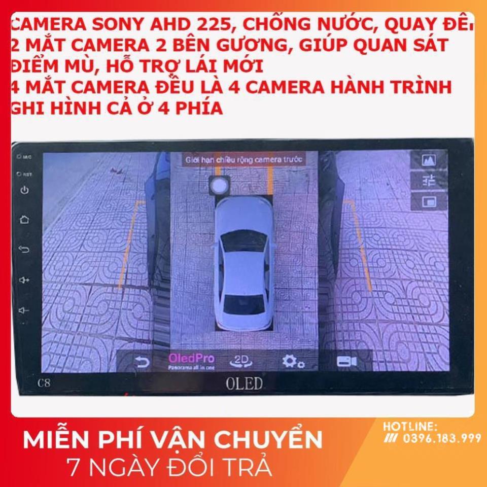 Màn Hình Android OLED C8s New 2022, CHÍNH HÃNG OLED Tích Hợp Camera 360 3/32 Chip 8 Nhân 7862 đỉnh nhất phân khúc