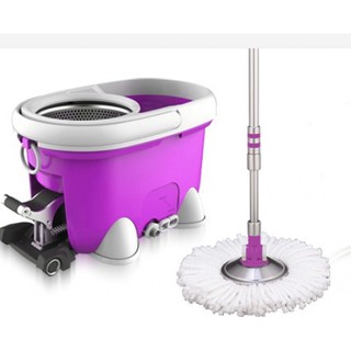 Chổi lau nhà 360 độ lồng inox