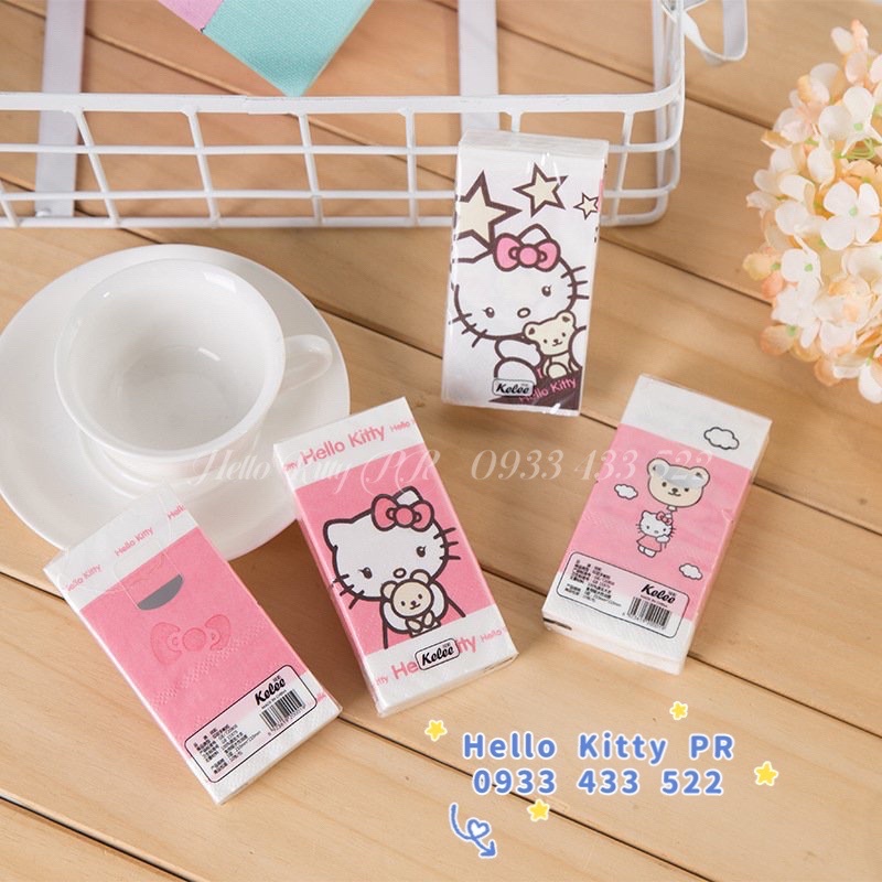 Khăn giấy bỏ túi Hello Kitty