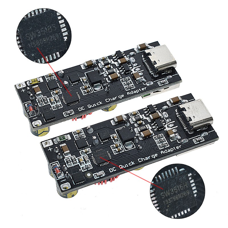 Mạch Sạc Nhanh Hỗ Trợ QC4.0 - PD3.0 - có Cổng USB Type-C