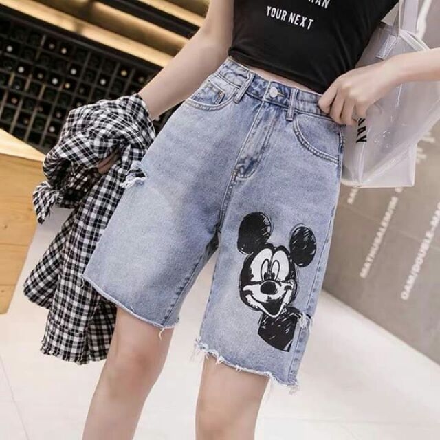 Quần ngố Mickey