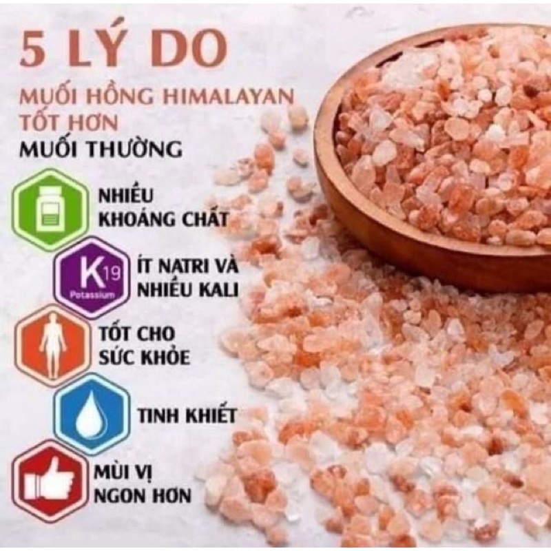 Muối hồng Himalaya Hima's Pink Salt