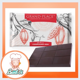 Socola thẻ đen/ socola Compound đen Grand Place - socola thỏi 1kg