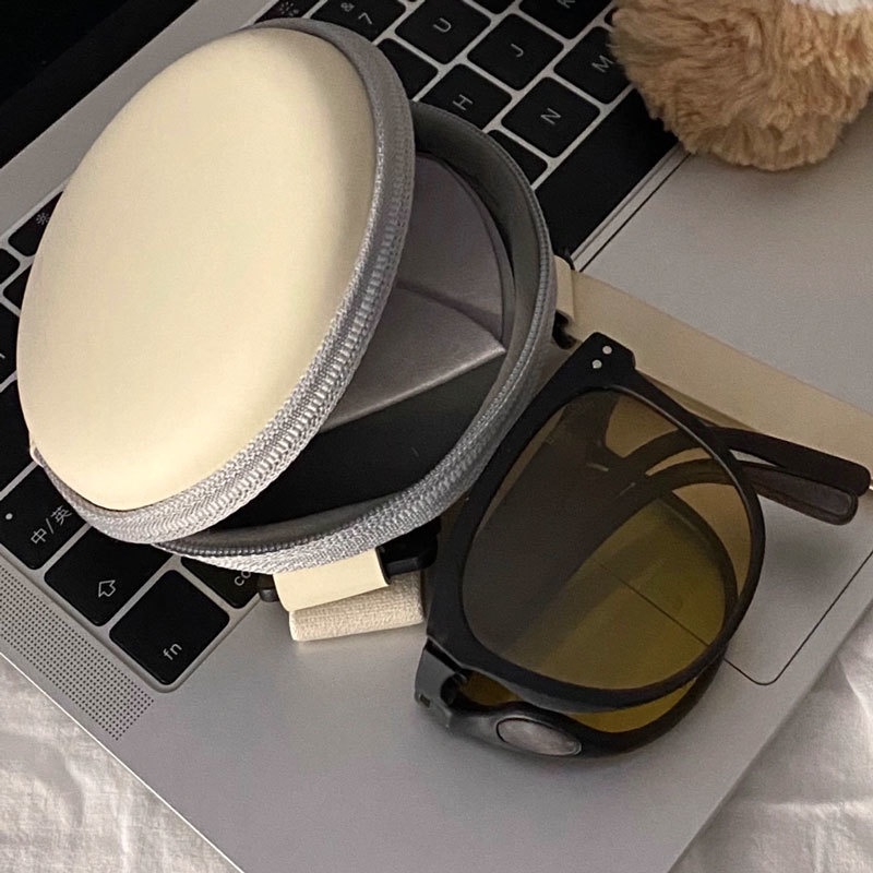 Kính Mát Chống Tia Cực Tím Phong Cách retro Hàn Quốc Cho Nữ