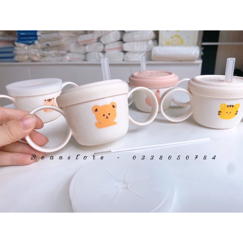 [ Hàng Mới Về ] Cốc uống nước và ăn bánh snack Hàn Quốc cho bé