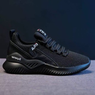 Giầy thể thao nữ EILA đế cao 3 phân màu đen