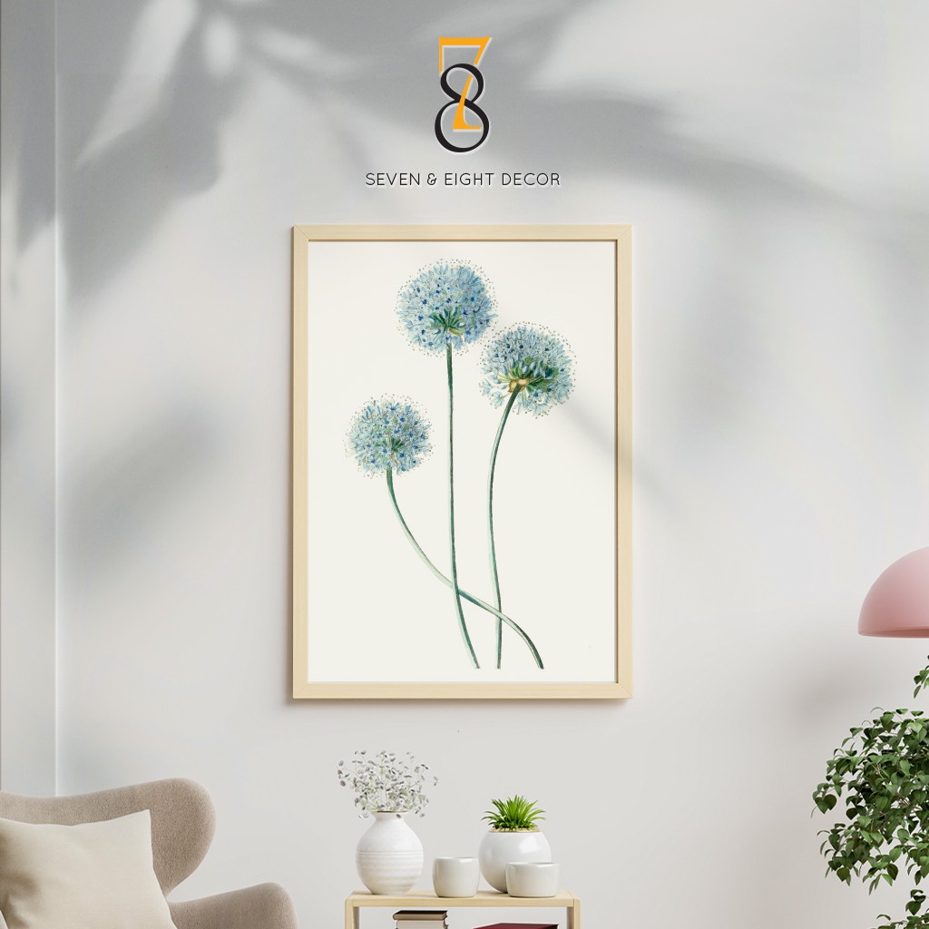 Tranh Canvas | Hoa Dandelion (Bồ Công Anh) 1FFLO011 | Tranh Căng Khung Cao Cấp | Tặng Kèm Đinh Đa Năng