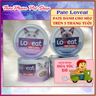 Pate Loveat Hàn Quốc Cao Cấp cho Mèo Trên 3 tháng tuổi - Pate Ngon Cho Mèo Hộp 90g