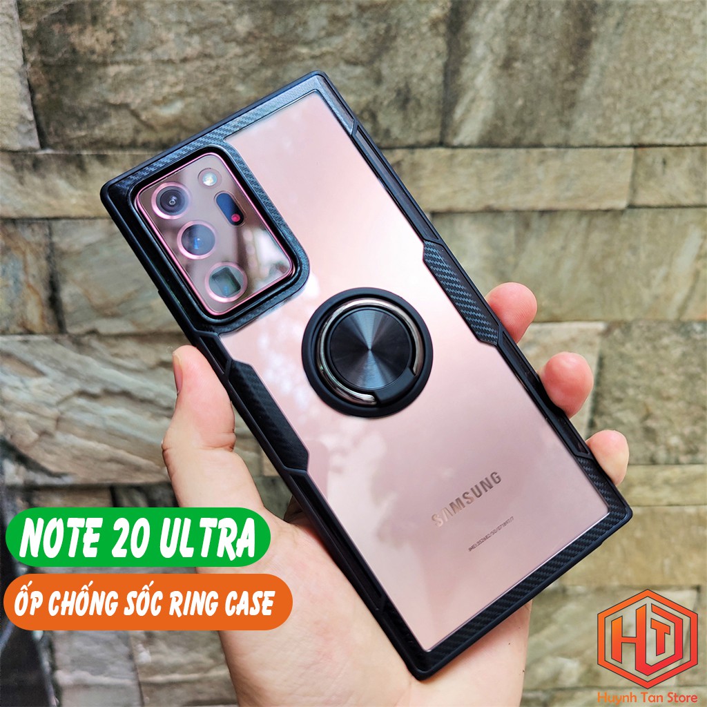 Ốp lưng Samsung Note 20, Note 20 Ultra chống sốc RING CASE nhiều màu