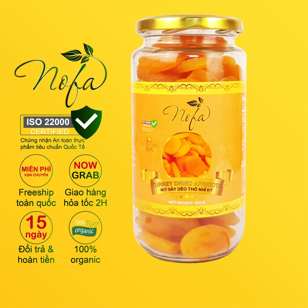 600G Mơ sấy dẻo không đường NOFA căng mọng nước Hàng nhập khẩu Thổ Nhĩ Kỳ | BigBuy360 - bigbuy360.vn