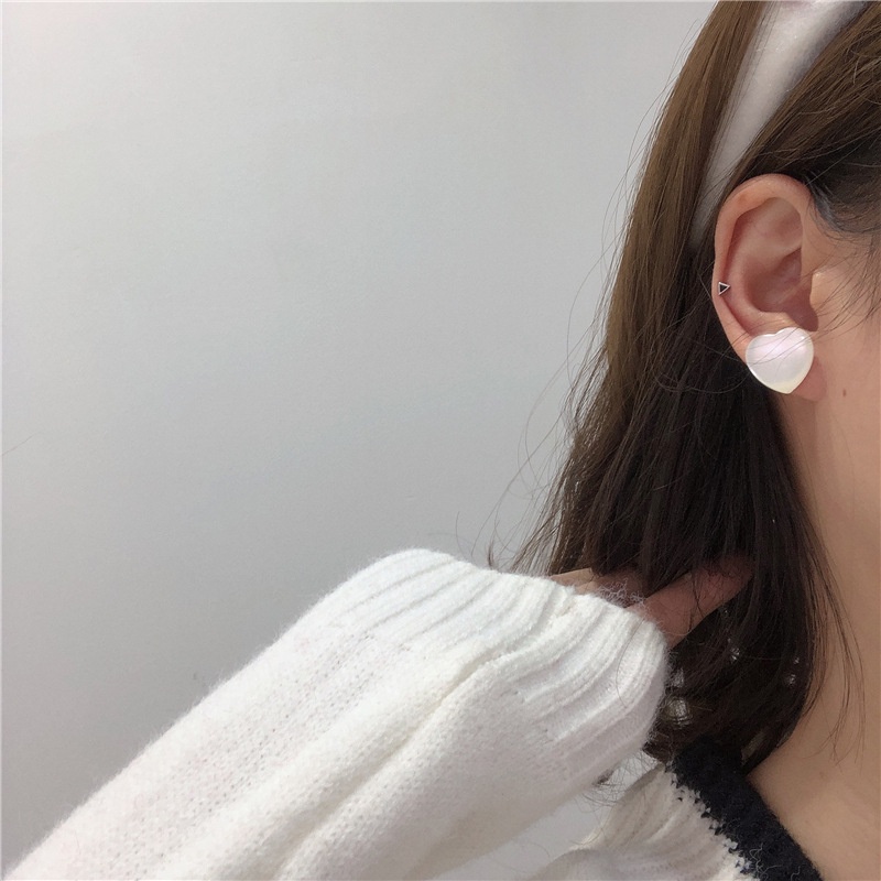 Khuyên Tai Opal Hình Trái Tim Siêu Nữ Tính Phong Cách Mới 2022