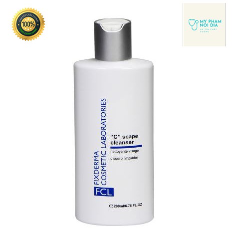 Fixderma FCL C scape cleanser Sữa rửa mặt trẻ hoá, sáng da