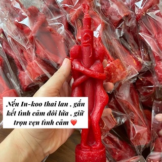 Nến tượng thủ công màu đỏ thái lan 🔱