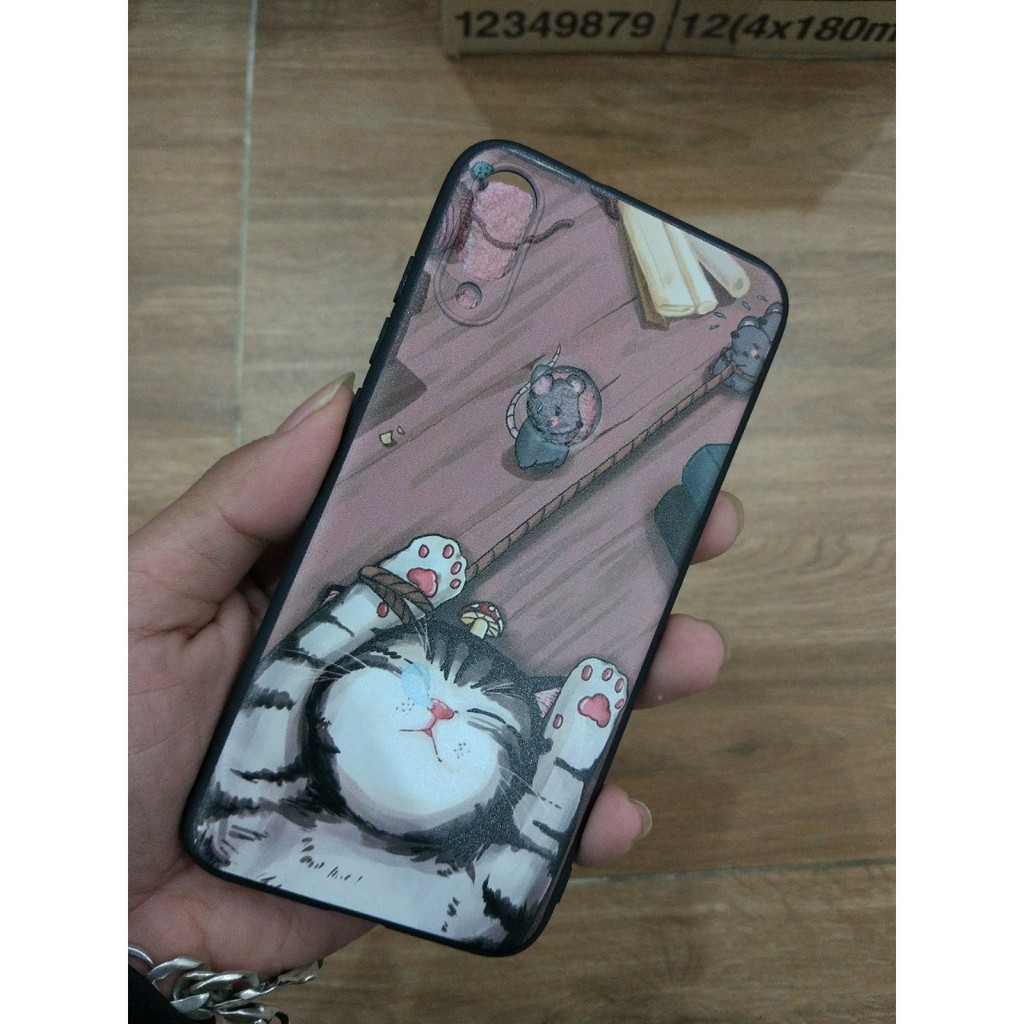 Ốp lưng Xiaomi Mi Play họa tiết 2d nổi đổi đẹp mắt ( có gờ bảo vệ camera )