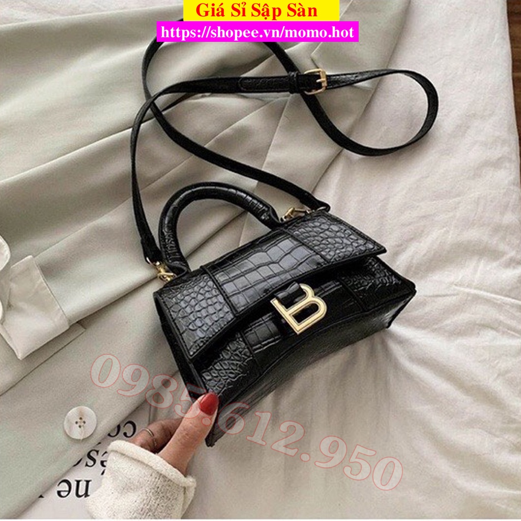 [Mã 44FASHIONSALE1 giảm 10k đơn từ 50k] Túi Xách Chữ B Vân Rắn Siêu Đẹp ( mã KB120)