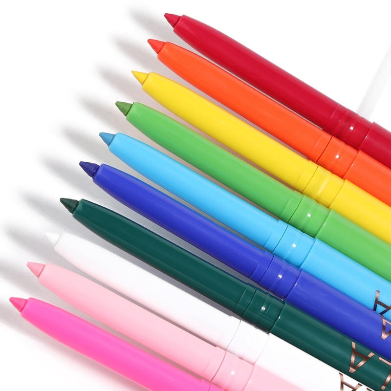 Bút Kẻ Mắt Dạng Gel Kháng Nước Lâu Trôi 18 Màu Lựa Chọn