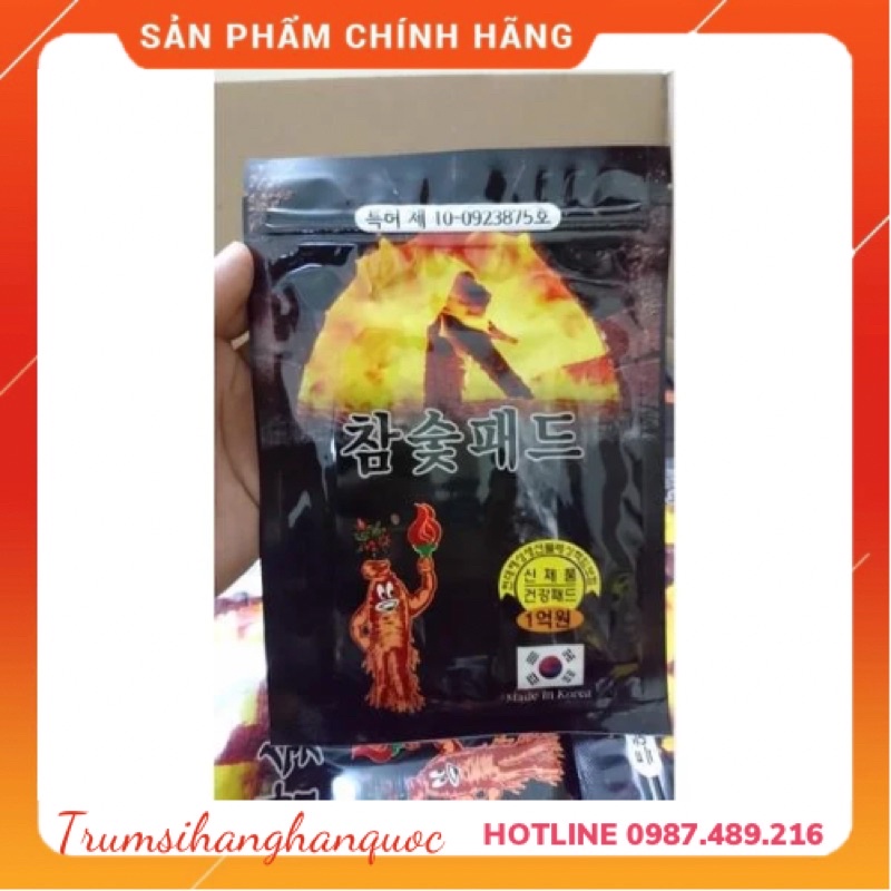 ⚡️𝐅𝐑𝐄𝐄 𝐒𝐇𝐈𝐏⚡️- Cao Dán Hồng Sâm Than Hoạt Tính Túi 20 Miếng