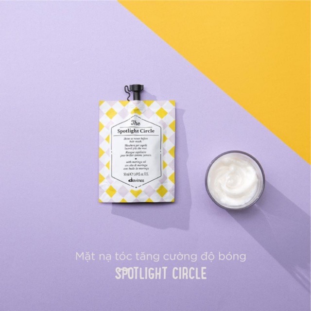 Mặt nạ tóc tạo bóng hoàn hảo DAVINES SPOTLINGT CIRCLE 50ml chính hãng