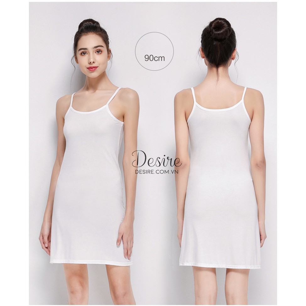 [Kèm video] Váy/Đầm hai dây thun - Váy mặc lót thun cotton siêu mịn mát cho mùa hè | BigBuy360 - bigbuy360.vn