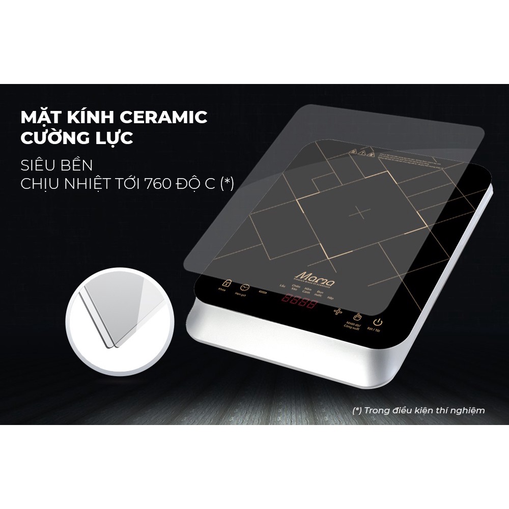 BẾP TỪ ĐƠN Sunhouse MAMA SHD6860, bảo hành chính hãng 24 tháng, công suất 2000W