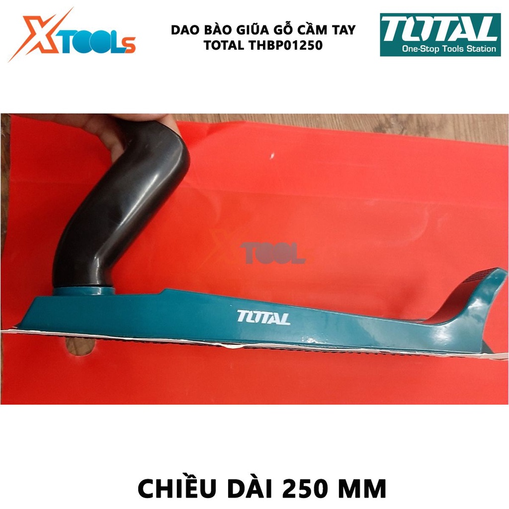 Dao bào giũa gỗ cầm tay TOTAL THBP01250 | chiều dài lưỡi 80x44, phù hợp sử dụng cho model THT9391 [CHÍNH HÃNG] [XTOOLs]
