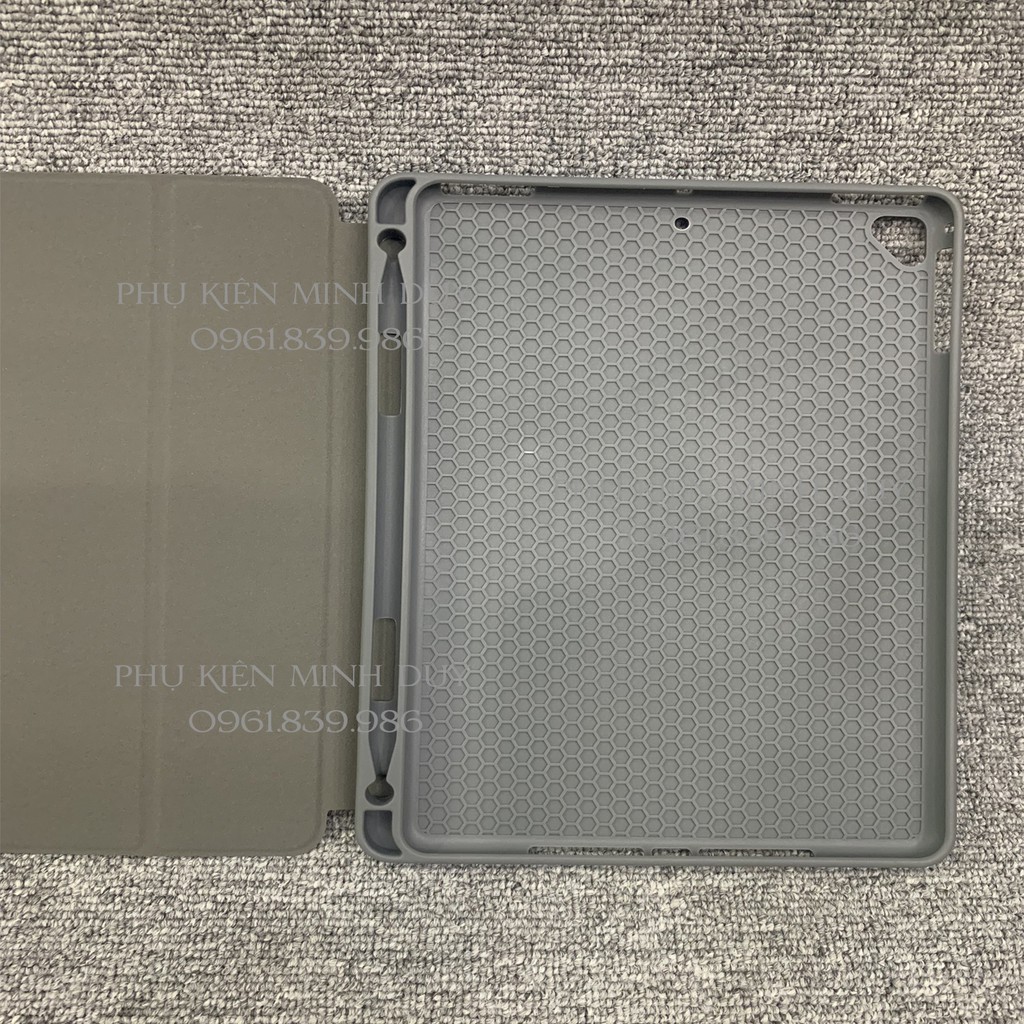 (Đã có Mini 6) Bao da Mutural có khay để bút cho Ipad Mini 5, 9.7’ (ipad 5/6/7/8/2018), 10.2' 10.5’ 11’ 12.9’ ❤