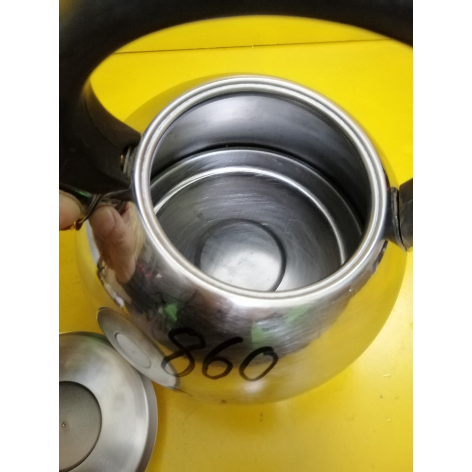 Ấm inox có còi hú nội địa Nhật (2L) (mã 860), Dùng được bếp từ