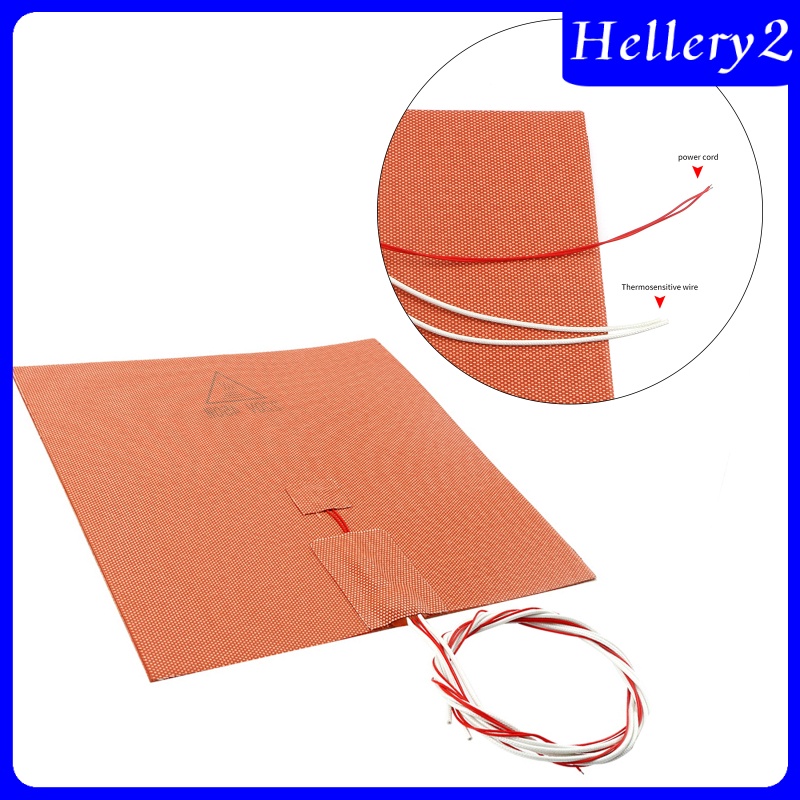 [HELLERY2] 3D Printer Cube Silicone Rubber Heater Heated Bed 450W 220V High Performance