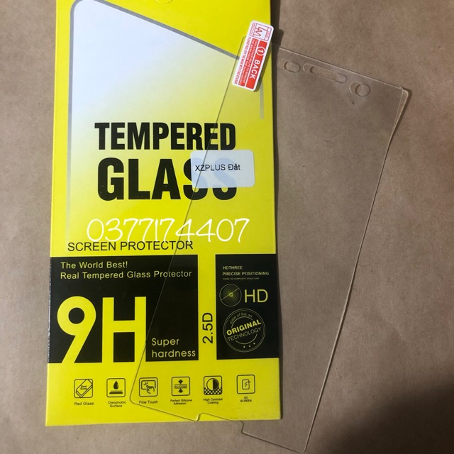 Kính cường lực 9H cho Sony Xperia XZ Premium/ XZ Plus trong suốt