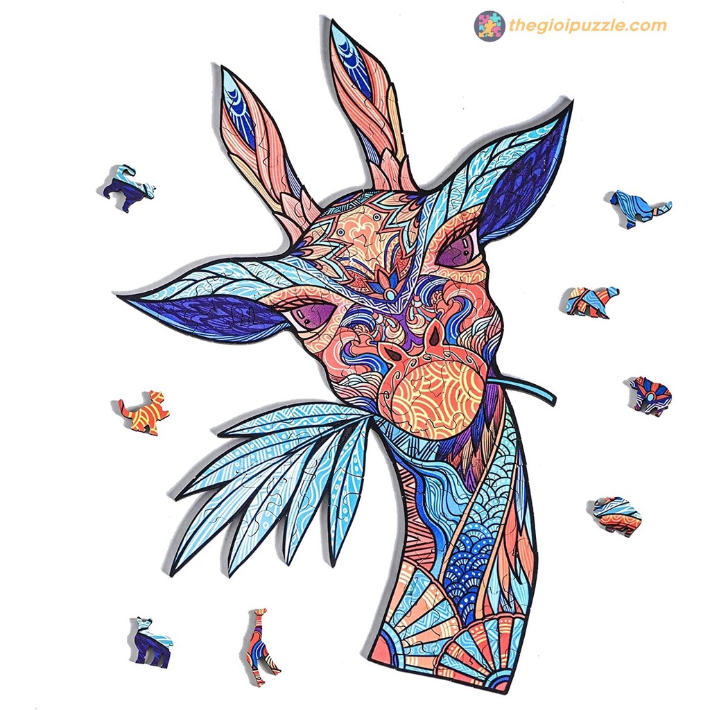 Bộ Xếp Hình Gỗ Thegioipuzzle Ghép Hình Puzzle TGP089