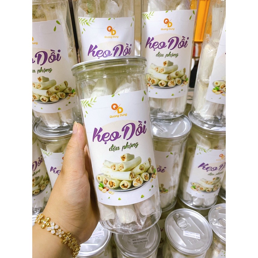 Kẹo kéo tuổi thơ - kẹo dồi đậu phộng  350g