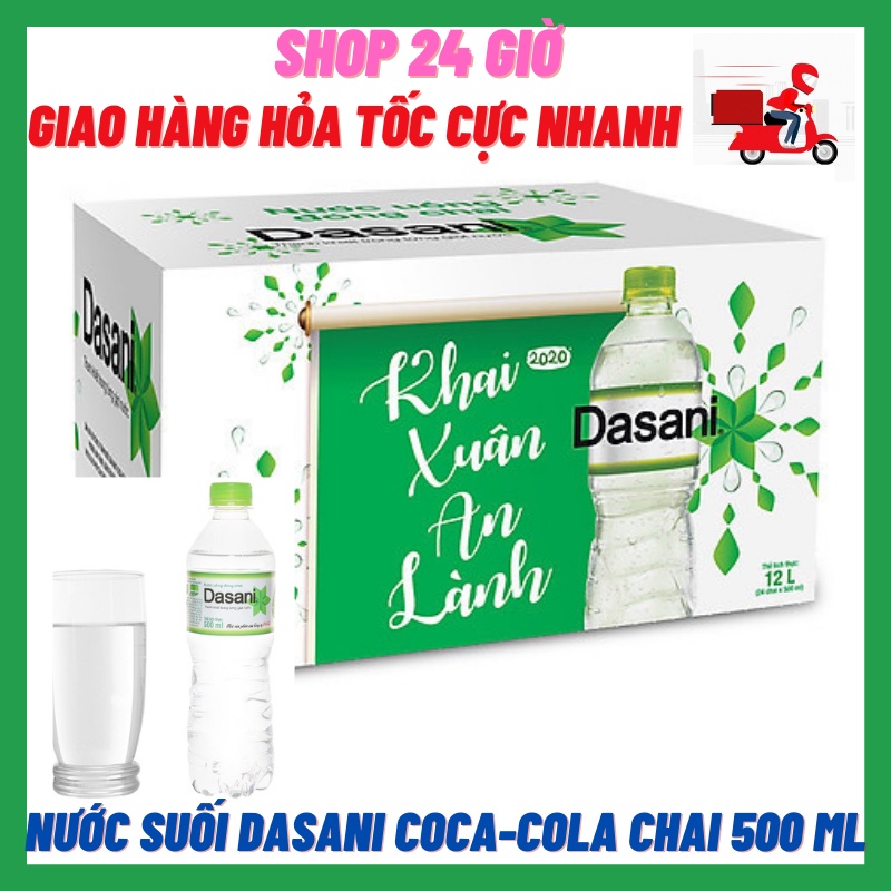 Thùng Nước Suối DASANI Chai 500 Ml