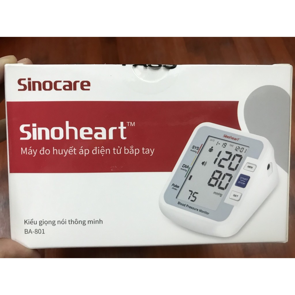 Máy đo huyết áp Sinocare Sinoheart BA-801 Công nghệ Đức