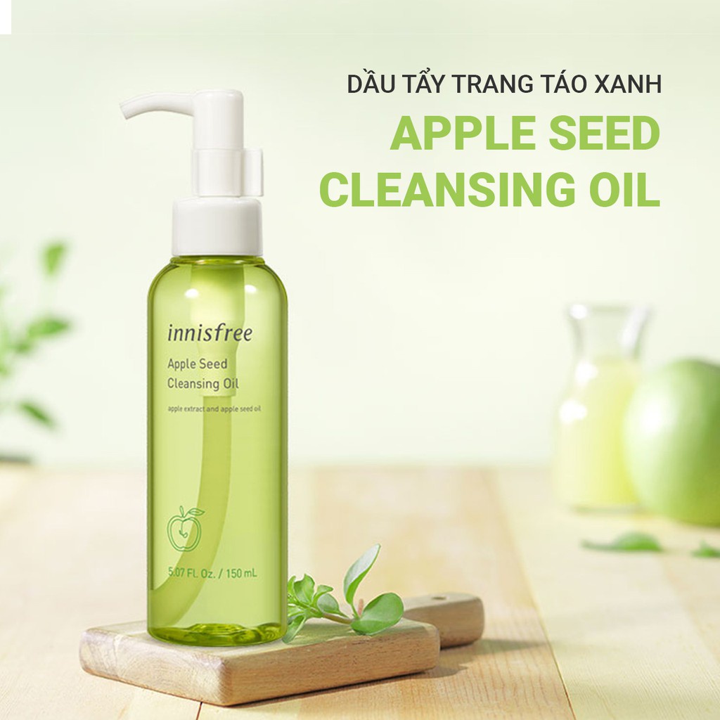 [Mã COSIF05 giảm 10% đơn 400K] Dầu tẩy trang táo Innisfree Apple Seed Cleansing Oil 150ml