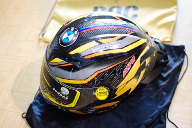 Tem BMW dán mũ Fullface