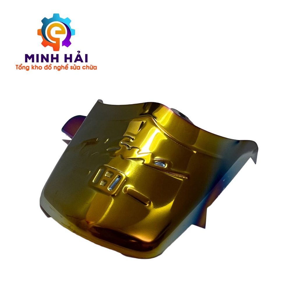Bộ Ốp Bảo Vệ Dè Trước Sau Inox 7 Màu Titan, Bảo Vệ Xe, Chống Trầy, Xước, Gắn Cho Xe Wave100,Dream,Wave110