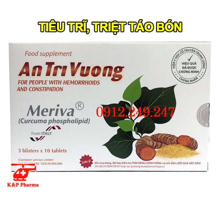 An Trĩ Vương - Dành cho người bị trĩ, táo bón, nóng trong người