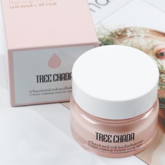 KEM TRANG ĐIỂM  TREE CHADA CREAM MAKEUP MUSCLE SNOW LIGHT 50ML CHUẨN AUTH | BigBuy360 - bigbuy360.vn