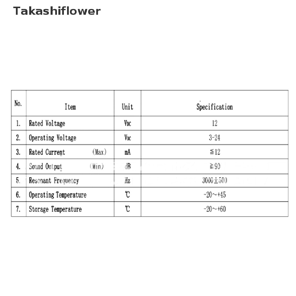 Loa Báo Động Âm Thanh SFM-20B DC3-24V Chất Lượng Cao