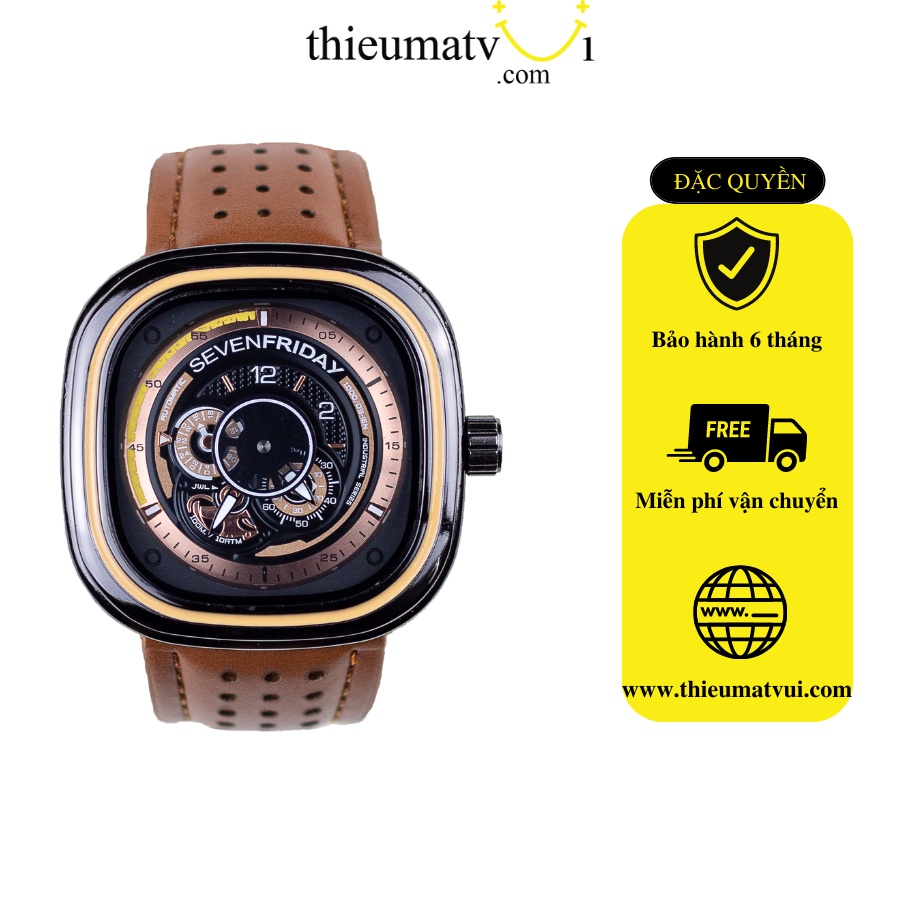 Đồng hồ cơ Sevenfriday Signature màu Nâu thời trang dành cho Nam