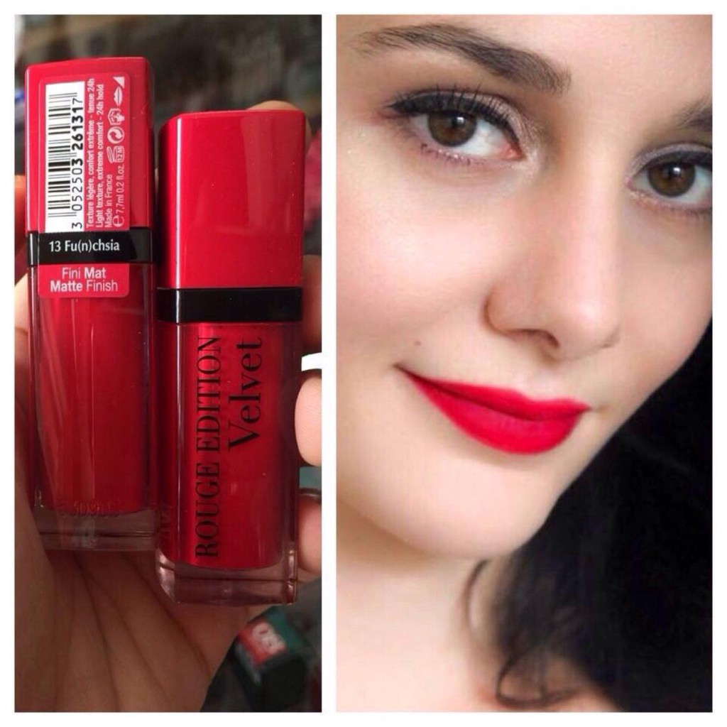 Son Lì Dạng Nước Bourjois Rouge Edition Velvet NO 13