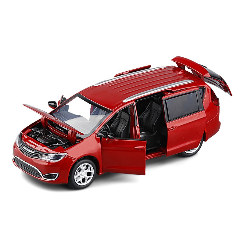 Chrysler Chrysler Pacifica MPV Hợp Kim Xe Ô Tô Mẫu 1: 32 Âm Thanh Xe Ô Tô Có Giảm Chấn Lái Kim Loại Sáu Cửa Đồ Chơi Trang Trí Ô Tô Bộ Sưu Tập Mô Hình Xe Hơi Trang Trí