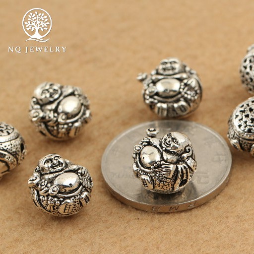 Charm bạc hình phật di lặc - NQ Jewelry
