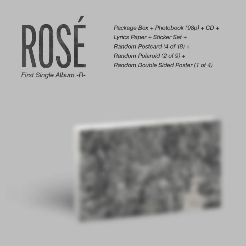 [ORDER) ROSÉ FIRST SINGLE ALBUM -R-