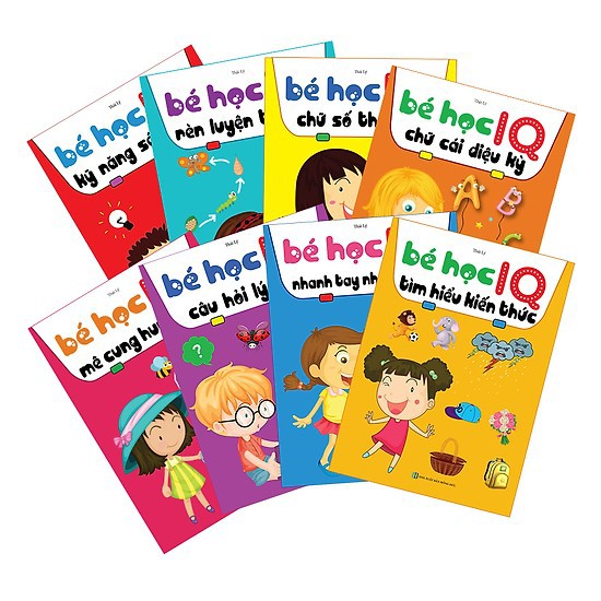 Sách -Bé Học IQ - Phát Triển Trí Tuệ Cho Bé (Bộ Túi 8 Cuốn ) | BigBuy360 - bigbuy360.vn