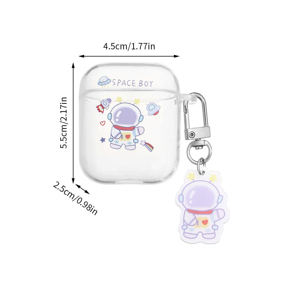 Vỏ Bảo Vệ Hộp Đựng Tai Nghe AirPods 1 / 2 Bằng TPU Trong Suốt