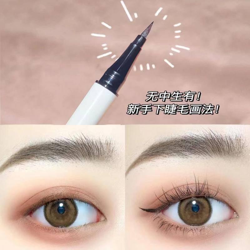 Bút kẻ mắt dạng lỏng nhanh khô chống thấm nước chống mồ hôi màu sắc nâu đen