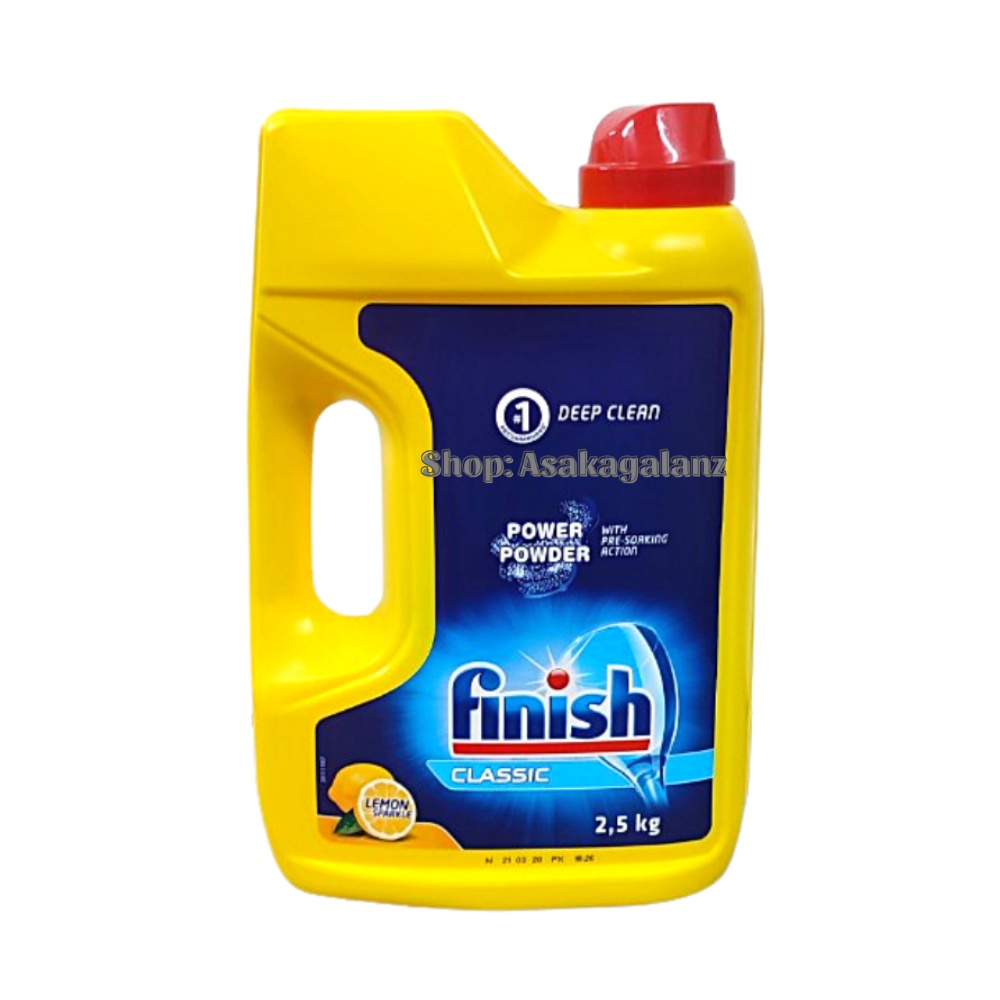 Combo rửa bát Bột finish 2,5kg+Muối finish 1,5kg+Bóng finish 400ml dùng cho máy rửa bát
