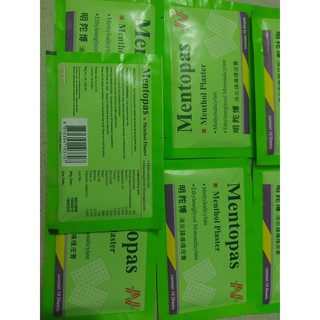 Miếng dán Mentopas (gói 10 miếng)