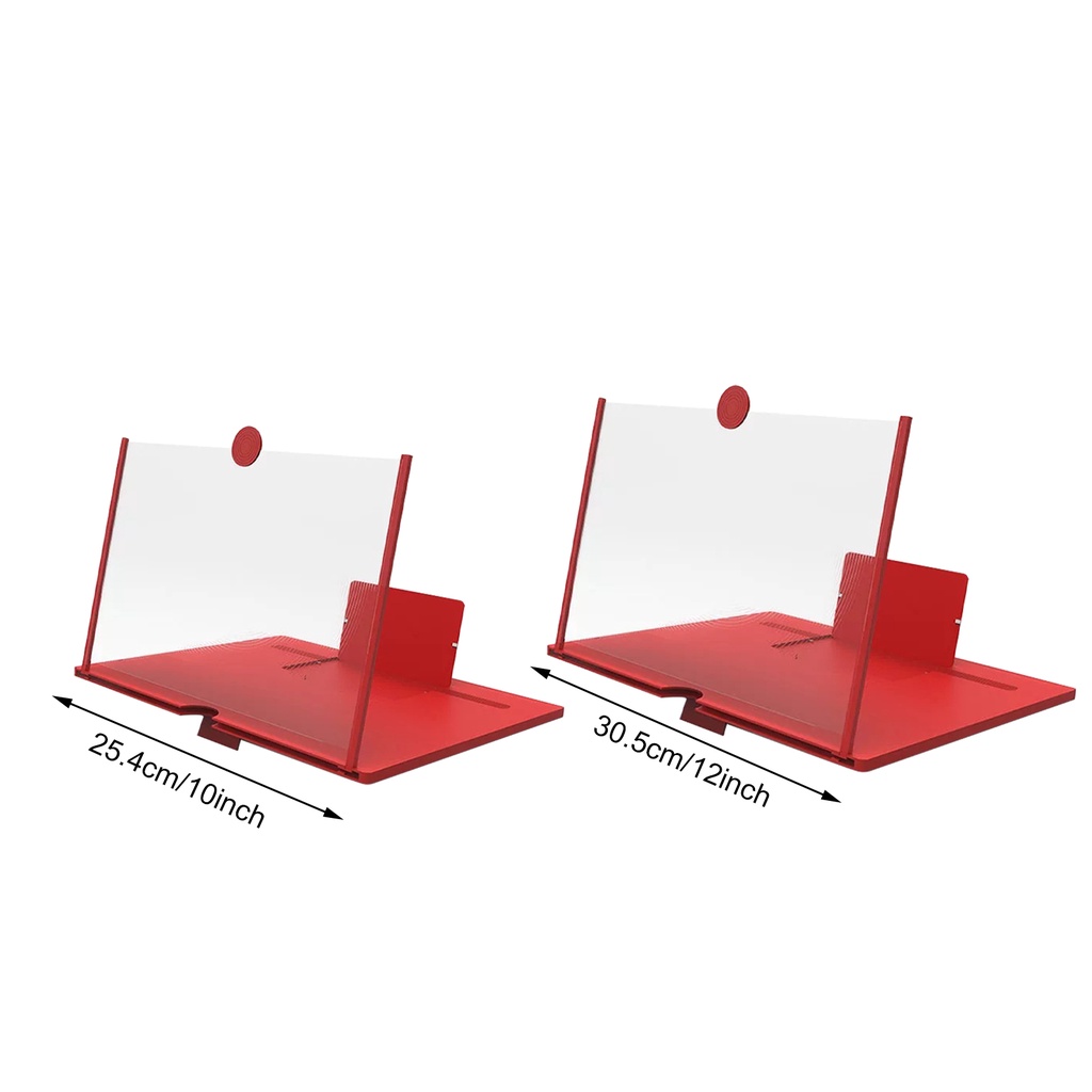 Giá đỡ khuếch đại màn hình hiển thị rộng 10/12 inch bằng acrylic cho TV